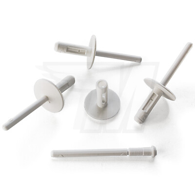 20x Spreizniete Für BMW X5 E53, X6 E71/E72 - Weiß, 07147391324