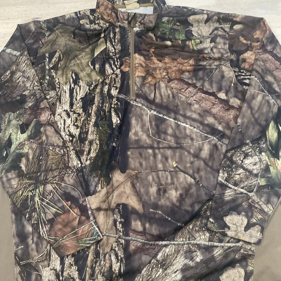 Camisa Pullover RedHead Camuflaje 1/4 Cremallera Para Hombres Talla XL Ligera Roble Musgo Foto 2 de 4