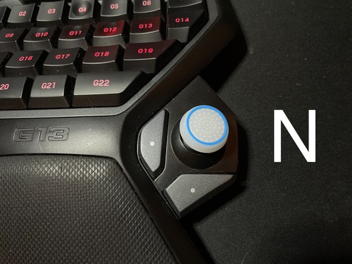 Joystick thumb comfort addon đšī¸ for Logitech G13 Advanced Gameboard Gamepad - Picture 16 of 23
