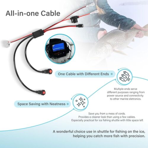 for Garmin Panoptix LiveScope Transducer System Power Cable 010-12676-40 - Picture 4 of 15