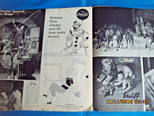 CIRCUS KRONE - SAISON-PROGRAMMHEFT BERLIN 1958 - 22 SEITEN FOTOS UND TEXTE!! - Bild 8 von 9