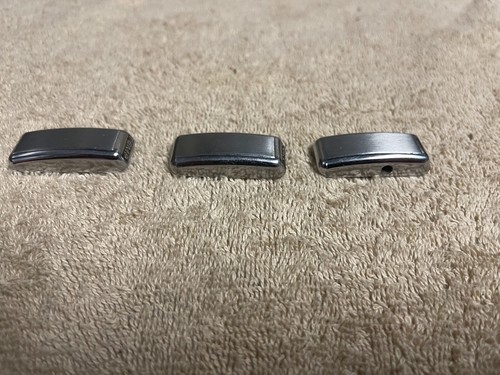 USED FORD 1968 MUSTANG SHELBY COUGAR CHROME A/C CONTROL KNOBS TEMP AIR FAN - Picture 2 of 6