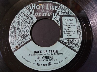 Al Greene - Back Up Train VG-- Original Hot Line Music Journal