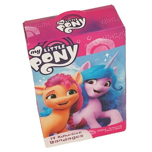 Hasbro MY LITTLE PONY Sterile Adhesive Bandages 14 Count Assorted Designs DAMAGE - Picture 12 of 24