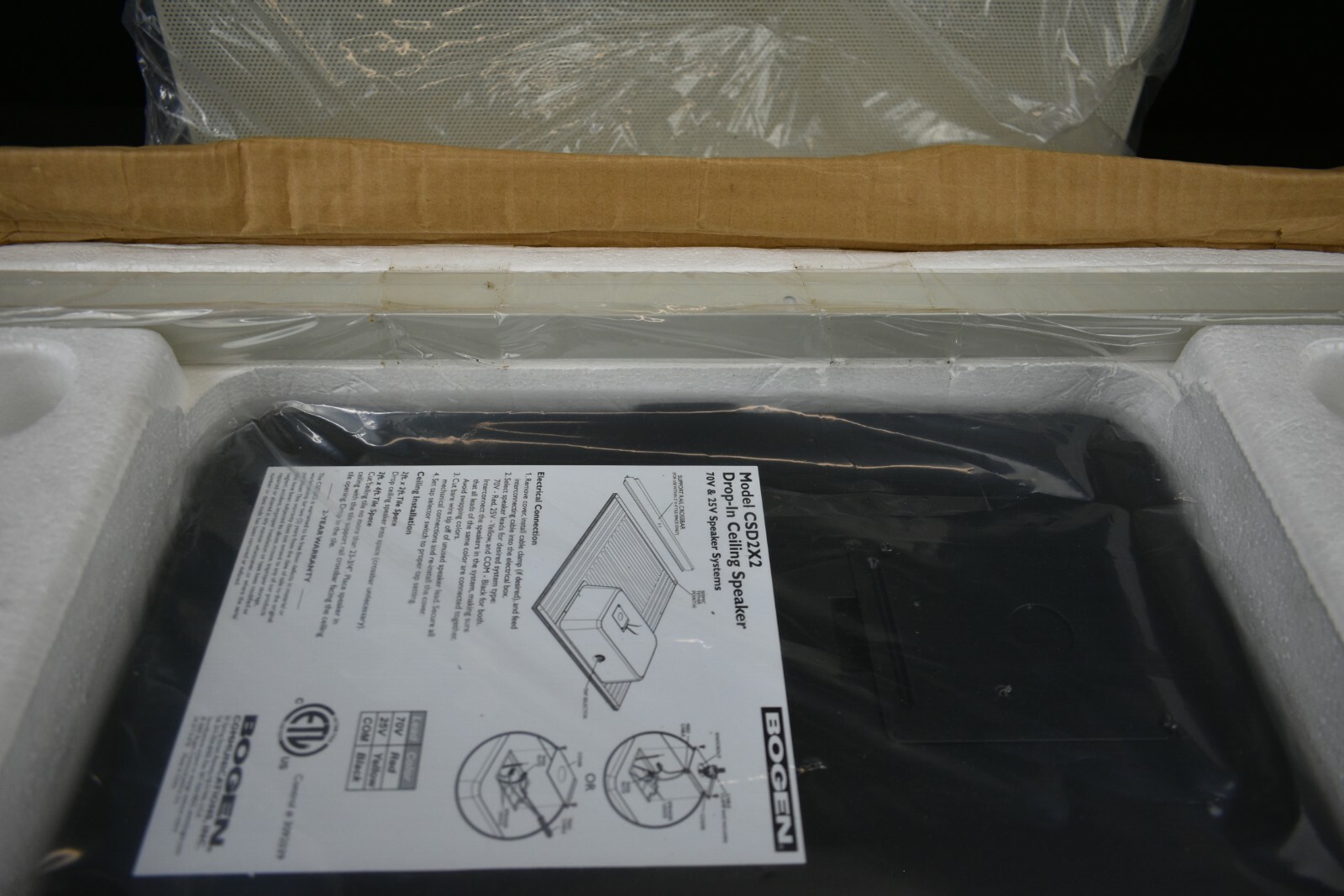 Bogen Communication Acd2x2 In Ceiling Speakers For Sale Online Ebay