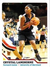 Crystal Langhorne Maryland 2007 Sports Illustrated for Kids SI Rookie Card RC NM. rookie card picture