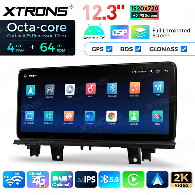 2K HD 12,3'' Für BMW X1 F48 X2 F39 NBT EVO Autoradio Android 4G+64GB 1920*720 DSP