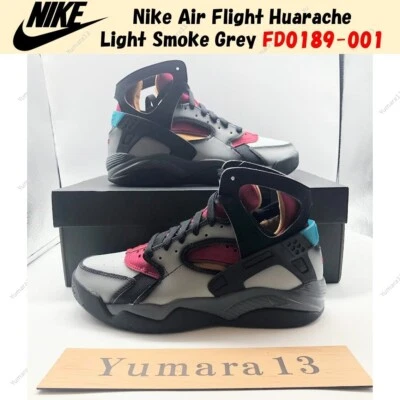 Nike Air Flight Huarache Light Smoke Grey Red FD0189-001 Herren Gr. - Bild 1 von 4