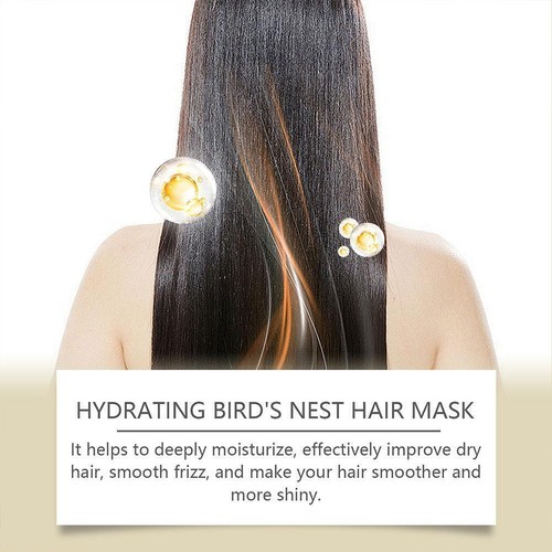 Hydrating Bird’S Nest Hair Mask,Birds Nest Moisturizing Hair Mask New~ - Picture 12 of 27