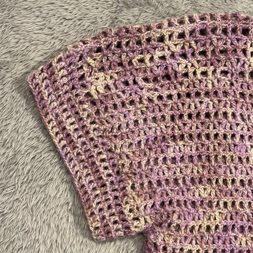 Anthropologie Augden Alpaca Sweater Women’s Sz S Crocheted Hydrangea Pullover - Picture 8 of 8