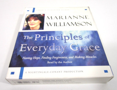 Marianne Williamson Principles of Everyday Grace Audiobook CD 2003 RARE