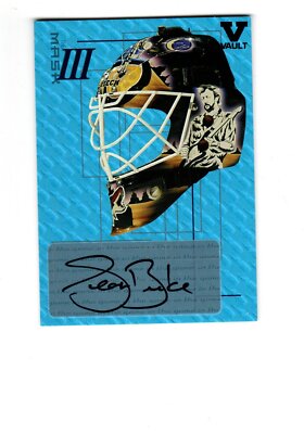 2015-16 In The Game Final Vault - 2003-04 BAP Masks III Autographs Sean Burke