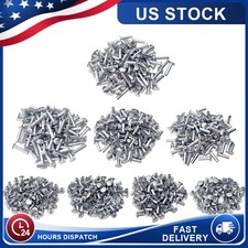 For Tonka 1/8" Diameter Super Assortment Toy Parts Semi Tubular Rivets 800 Piece