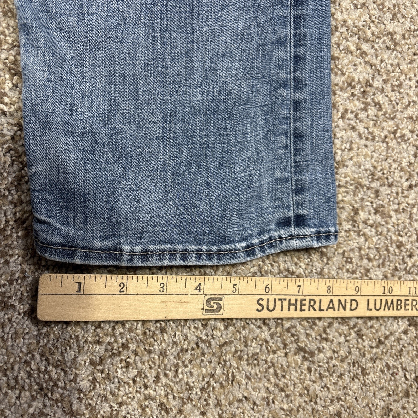 BKE Tyler Jeans Mens 34 Straight Leg Blue Actual (32x31) - View 11