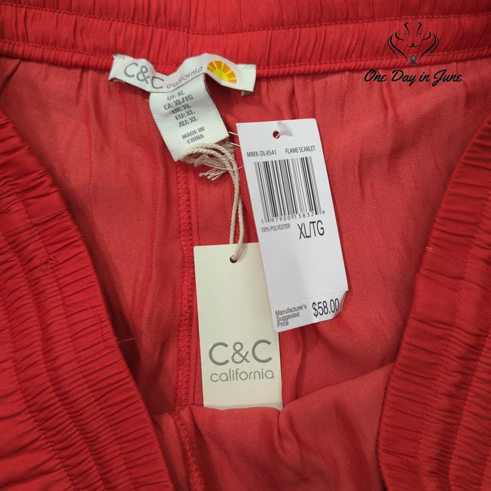C&C California Pull On Casual Coverup Pants Size XL - Image 2 of 4