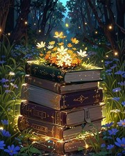 Paint by Numbers Kit for Adults Book Design DIY Canvas Oil Painting Wall Art