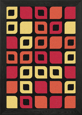 Geometrisches Muster gerahmtes Wandbild Poster Leinwanddruck Bild