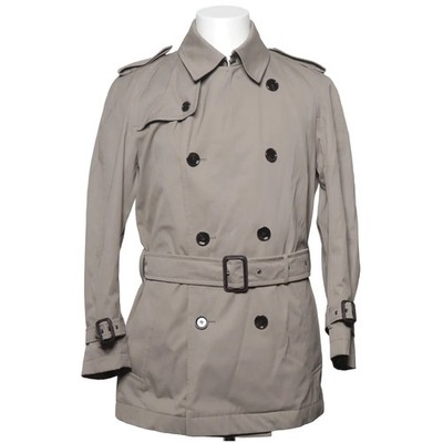 Hugo Boss, Trenchcoat, Herren, Größe: 46, Beige, Polyester/Viskose #TDZ