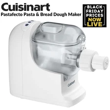 Cuisinart PM-1 Pastafecto Pasta & Bread Dough Maker White Automatic Refurbished