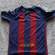 Nike Barcelona Home Shirt Short Sleeve Size M Multi Colour UNICEF