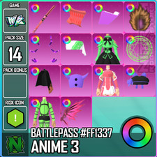 World Zero WZ - 14 PACK - BP ANIME #3 - RGB #FF1337