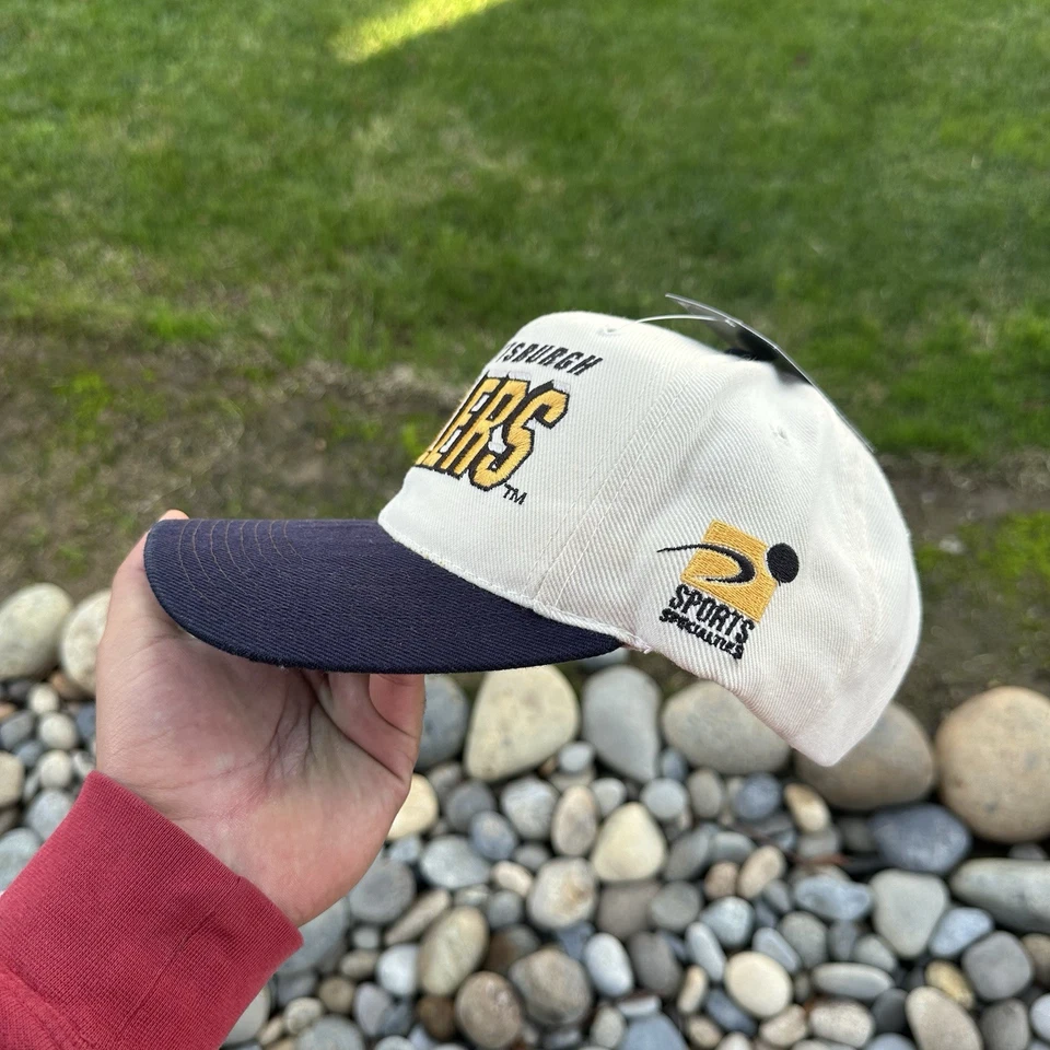 Gorra gorra de sombra vintage Pittsburgh Steelers Sports Specialties SnapBack años 90 Foto 2 de 4