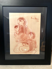 IRMA STERN ORIGINAL 1961. 23INCHES X 15 INCHES 'FAMILY'.