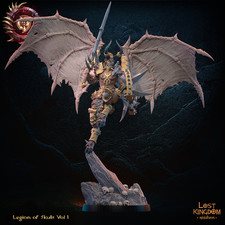 Elhag, Demonic Valkyrie Legion of Skulls Lost Kingdom Miniatures
