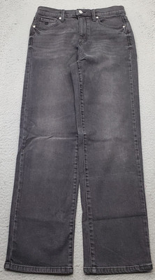 Gloria Vanderbilt Jeans Womens 4 Black Denim Stretch Relaxed Fit Straight Leg