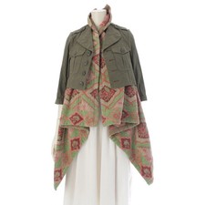 COMME des GARCONS COMME des GARCONS AD2009 Pile Fabric Docking Military Jacket C