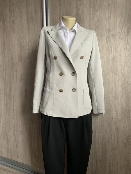 Women Eleventy Milano Blazer Grey 36 / S / 44 #3T32