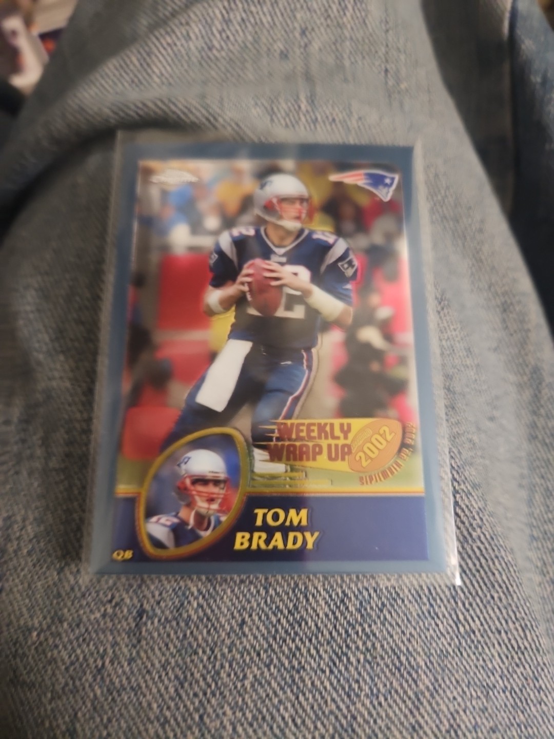 2003 Topps Chrome - Weekly Wrap Up Tom Brady #148