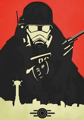 Fallout new Vegas NCR ranger sticker 4''x5'' Vinyl Decal Glossy