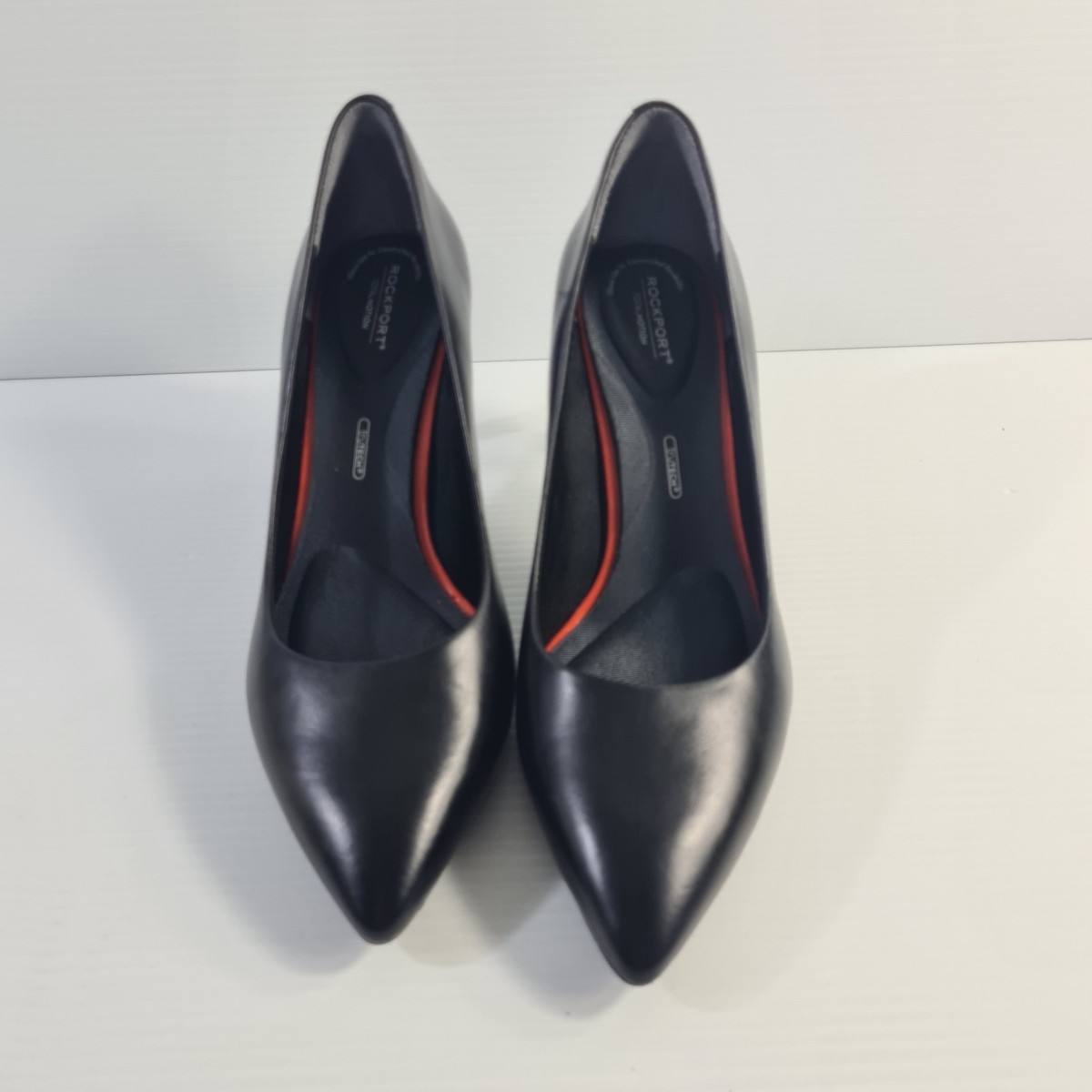 Rockport Pumps Womens 9M Total Motion 75mm Pointy Toe Heels Black