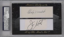 2012 Historic Why the Hall Not? Cut 4/10 Stan Coveleski Jim Kaat Auto HOF 2x6