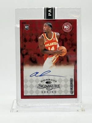 2022 DONRUSS Signature Series Red RC AJ Griffin # DSS-16 On-Card AUTO #'d / 25