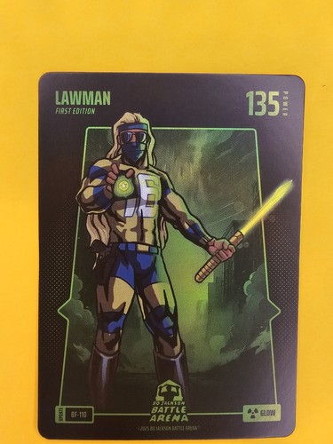 Bo Jackson Battle Arena Update Battlefoil Lawman Glow BF-110 Trevor Lawrence