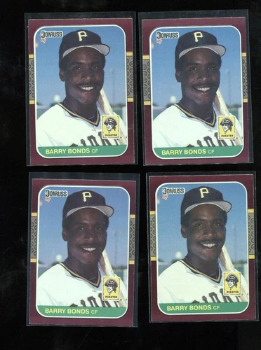 (4) Barry Bonds 1987 Donruss Opening Day #163 Rookie RC Card Baseball MLB