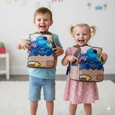 Loungefly Disney Lilo & Stitch Sleeping Stitch Mini Rucksack [brandneu mit Etikett]