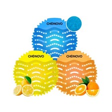 Urinal Screen Deodorizer, 24 Packs Urinal Cakes Bulk Scented Anti-Splash Urin...