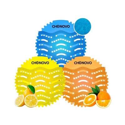 Urinal Screen Deodorizer, 24 Packs Urinal Cakes Bulk Scented Anti-Splash Urin...
