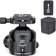 Low Profile Tripod Ball Head-N52, Black, Panoramic CNC Metal Tripod Ball Head...