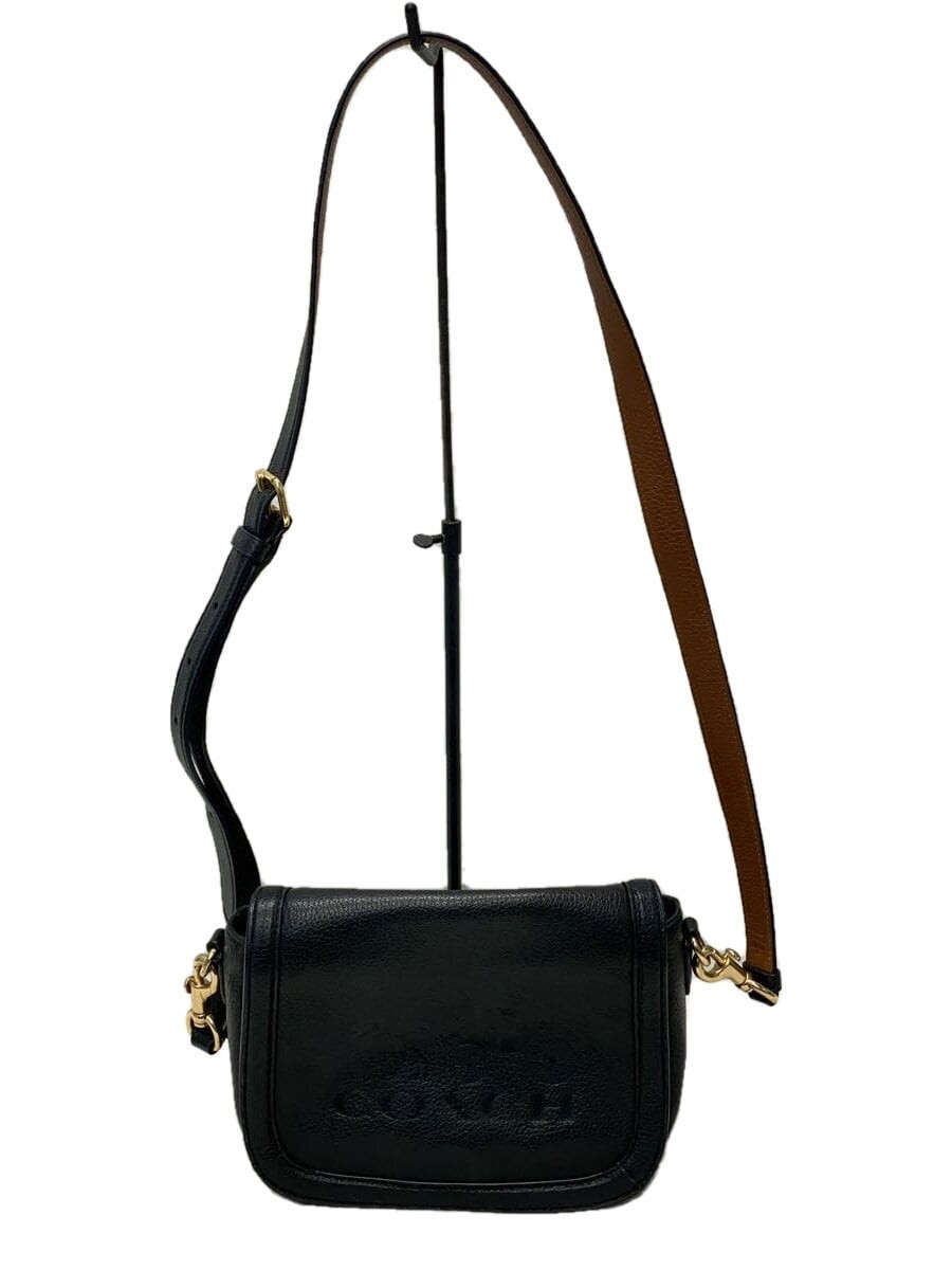 COACH Black Solid Color Shoulder Bag C4058