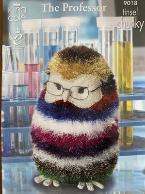 King Cole 9018 Owl and Hedgehog Chunky Knitting Pattern