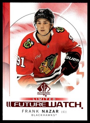 2024-25 SP Authentic Future Watch Limited Red Frank Nazar Rookie Chicago