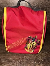 Harry Potter Gryffindor Book Bag Zip Flap Carry Crest Logo Red Robe Factory