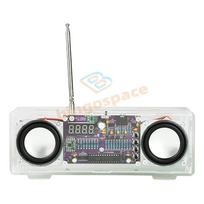 87.5MHz~108MHz Dual Channel Digital Tube FM Radio Electronic DIY Kit Type C