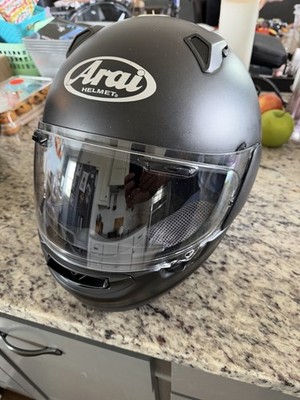 Arai Signet-X Size LARGE Solid Helmet Black Frost Full Face Motorcycle Helmet