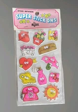 VTG Russ Super Stick Ons Puffy Googly Eye Stickers 1979 Style 2420 Sealed