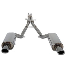 FOX Racinganlage ab Kat re li je 1x115x85 oval für Audi A6 & S6 Typ 4B Quatt